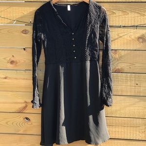 Xhilaration Black Winter Dress